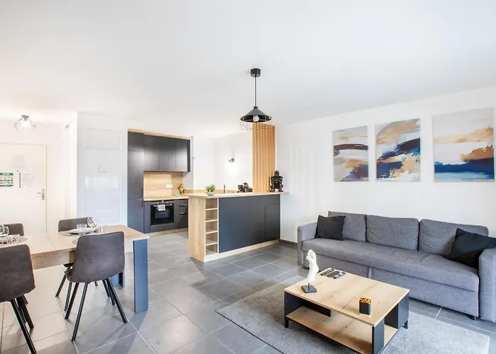 Апартаменты Superbe T3 Neuf Avec Balcon & Parking