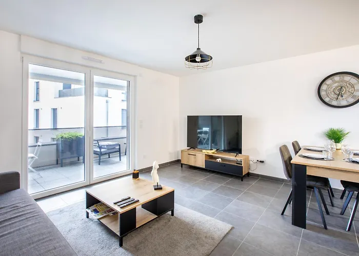 Superbe T3 Neuf Avec Balcon & Parking Апартаменты